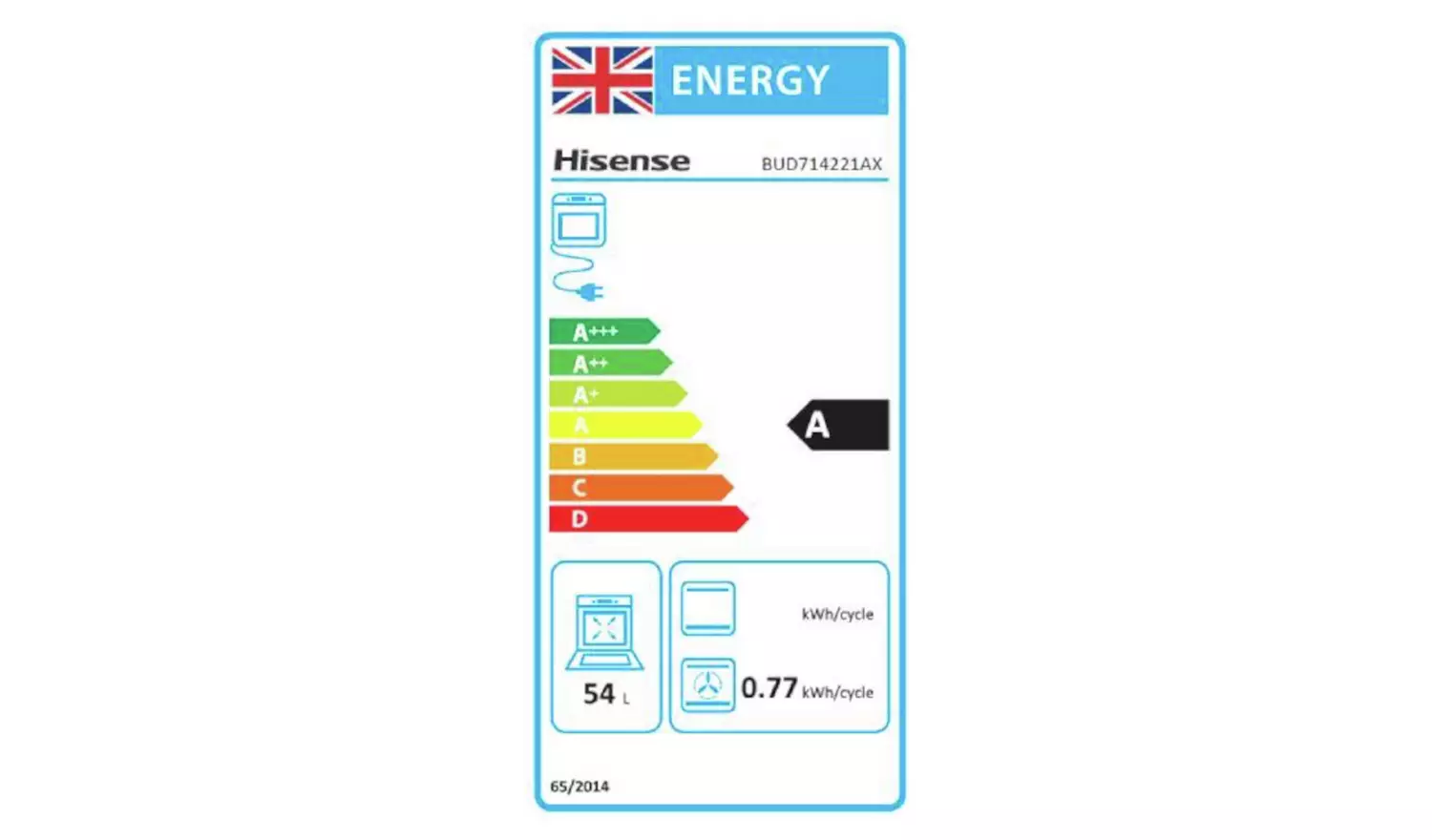 Hisense BUD714221AX Built Under Double Electric Oven