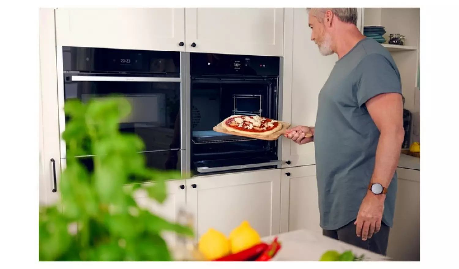 Neff N70 B54CR71G0B Built In Single Electric Oven - Graphite