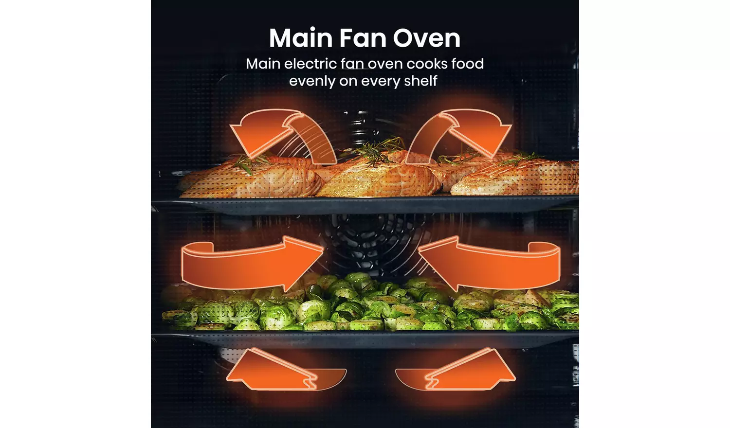 Hisense BI62212AXUK Built In Single Electric Oven - S/Steel