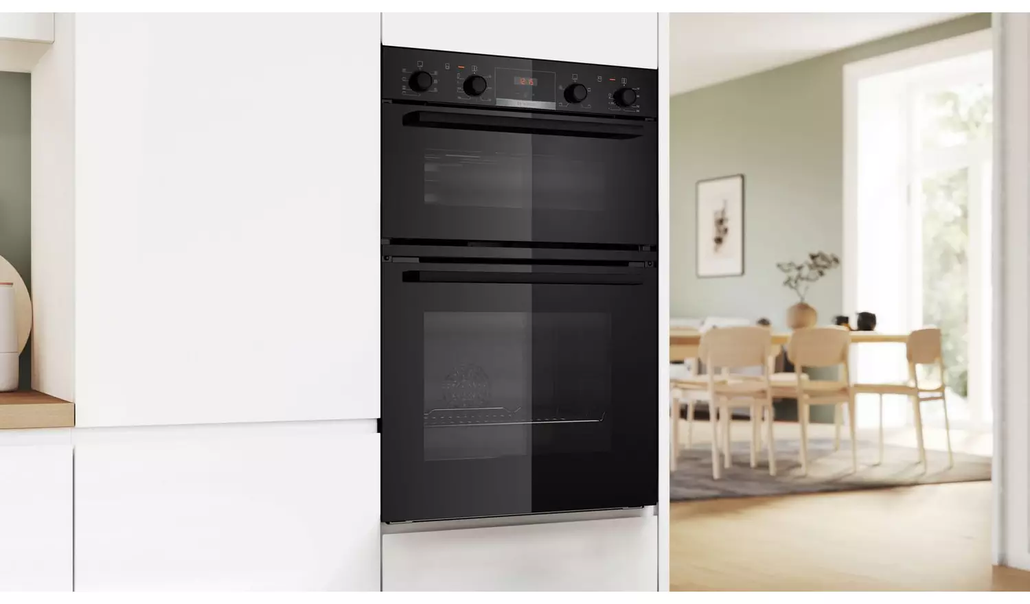 Bosch MBA533BB3B Built In Double Electric Oven - Black