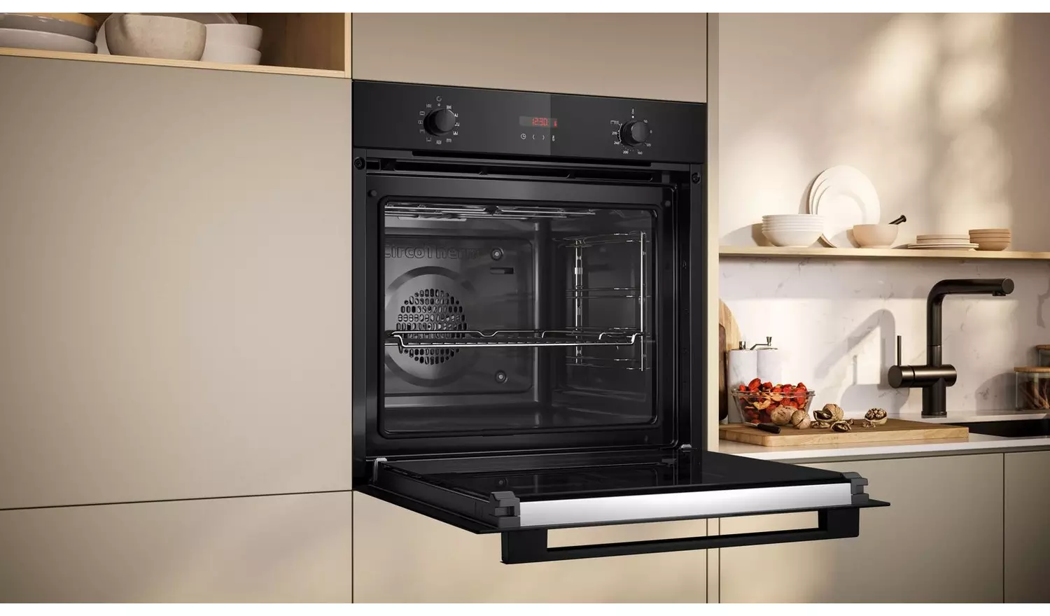 Neff B2DCG7AK3B Built In Single Electric Oven - Black