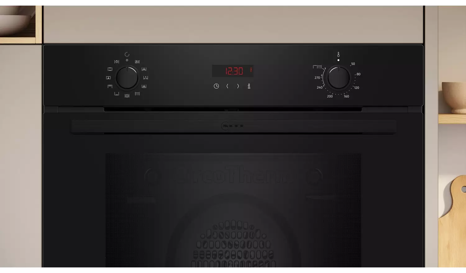 Neff B2DCG7AK3B Built In Single Electric Oven - Black