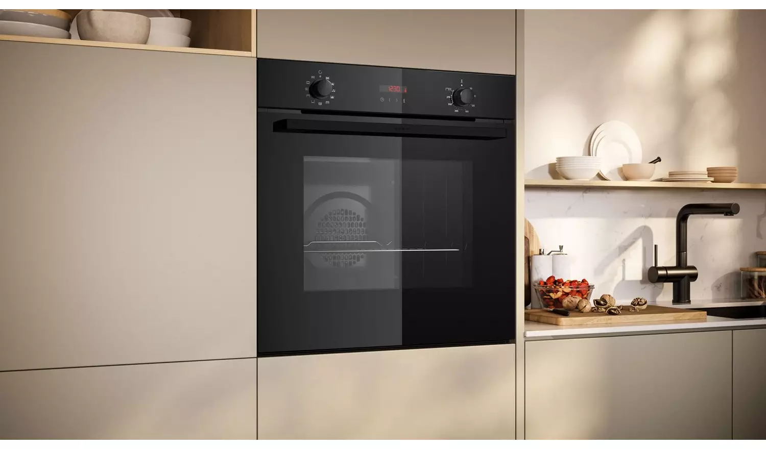 Neff B2DCG7AK3B Built In Single Electric Oven - Black