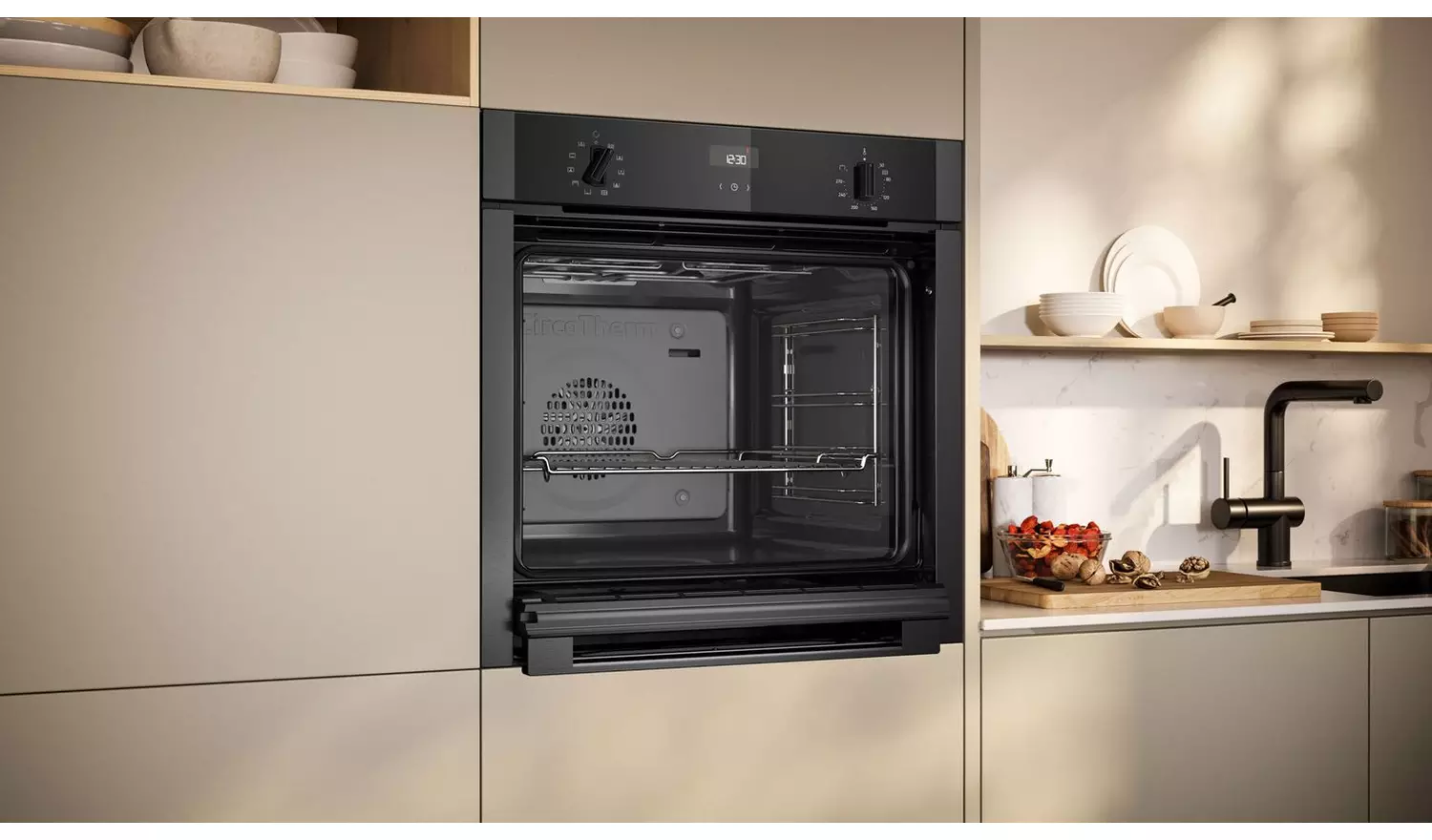 Neff B3ACE4AG3B Built In Single Electric oven - Graphite