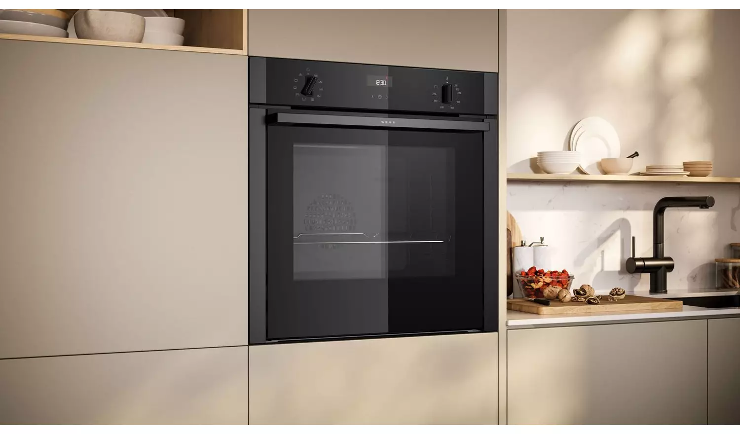 Neff B3ACE4AG3B Built In Single Electric oven - Graphite