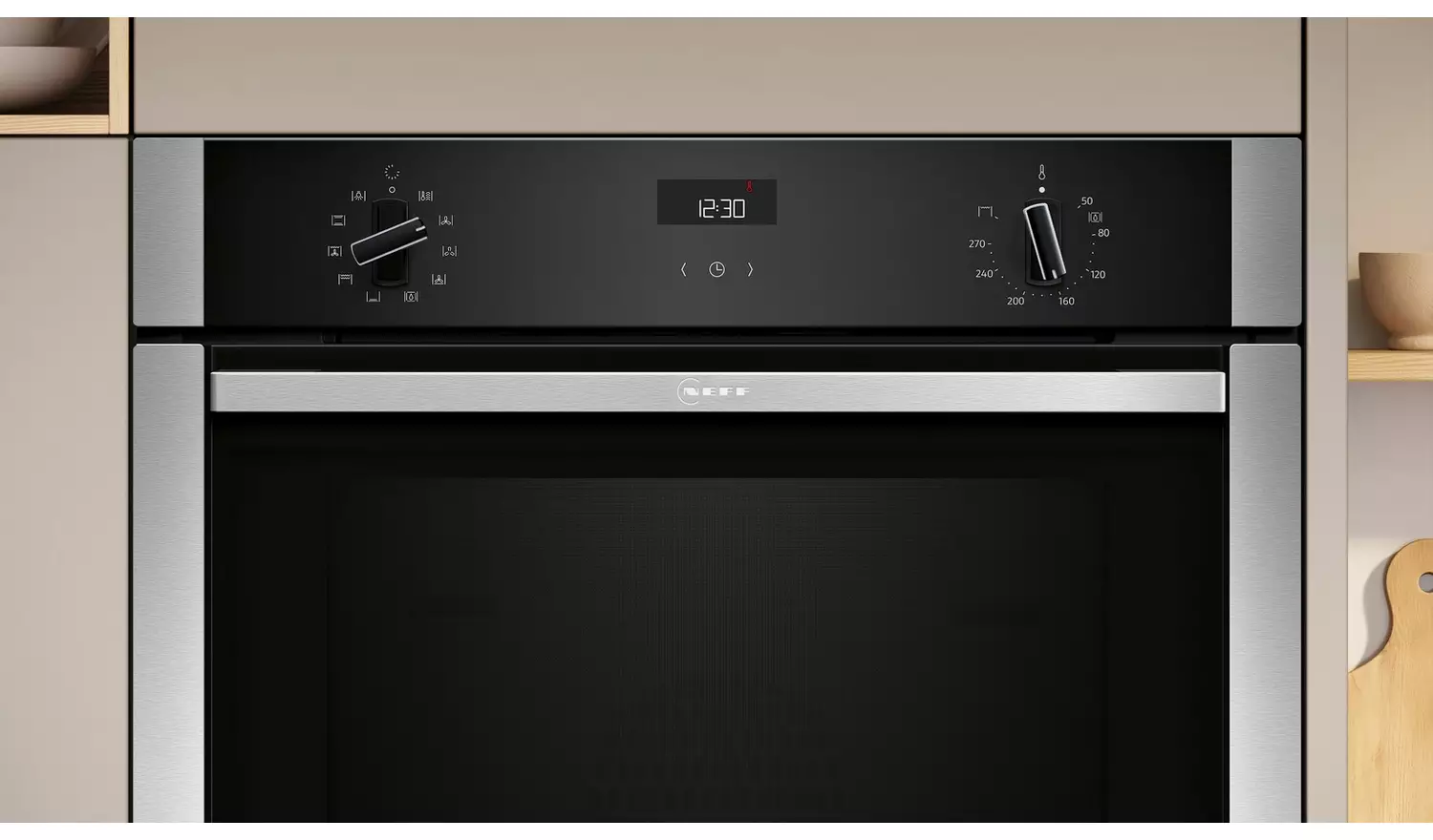 Neff B3ACE4AN3B Built In Single Electric Oven - S/Steel