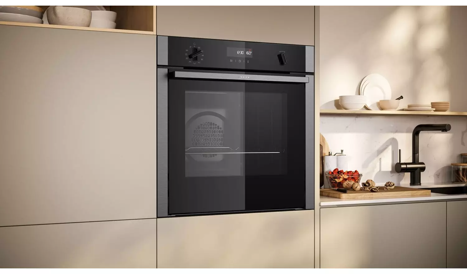 Neff B6ACH7AN7B Built In Single Electric Oven - S/Steel