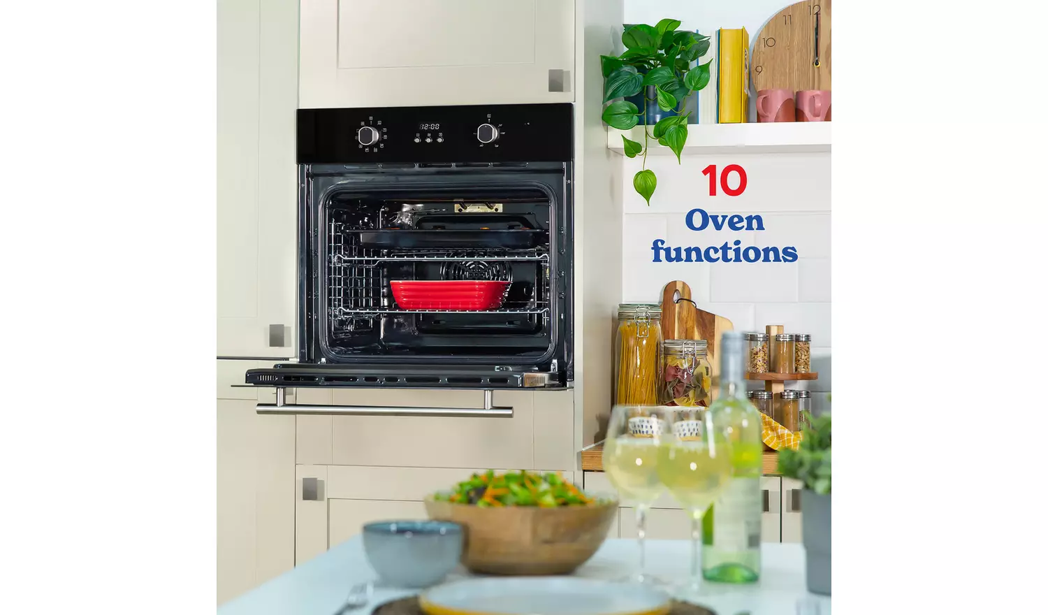 Russell Hobbs RHEO7005B Built In Single Electric Oven-Black