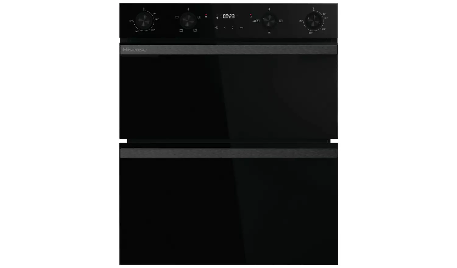 Hisense BUD714221ADBG Built Under Double Electric Oven-Black