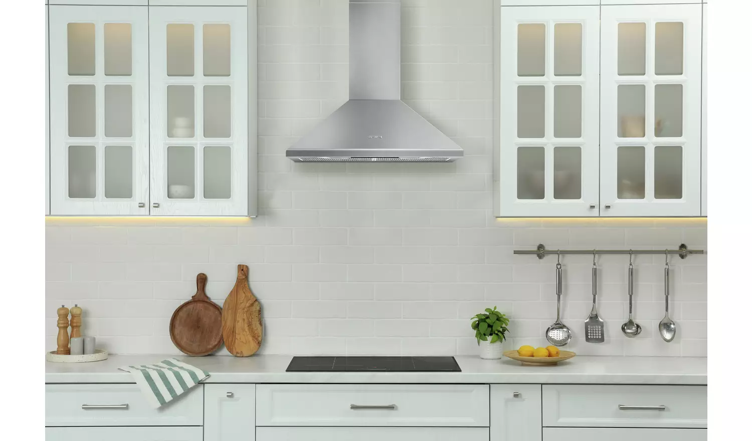 Smeg KSED65XE 60cm Chimney Cooker Hood - Stainless Steel