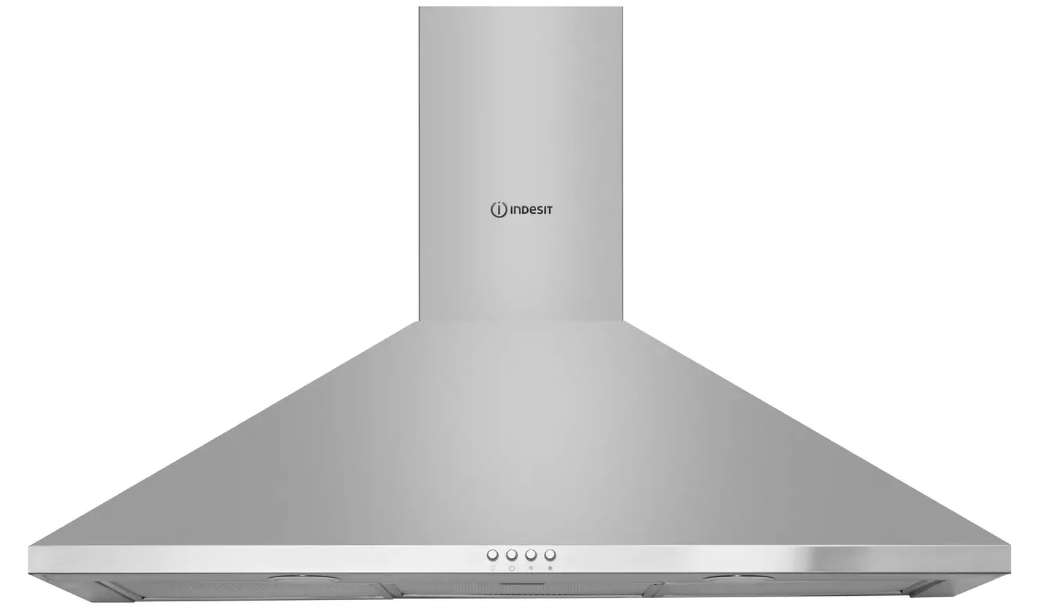 Indesit IHPC9.4LMX 90cm Chimney Cooker Hood- Stainless Steel