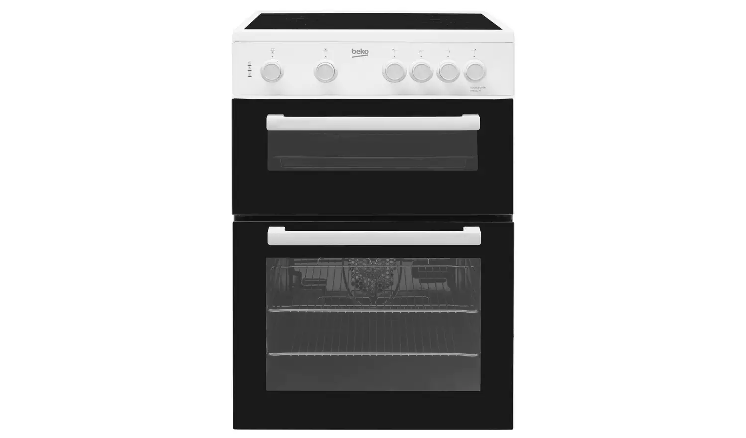Beko KTC611W 60cm Single Electric Cooker - White