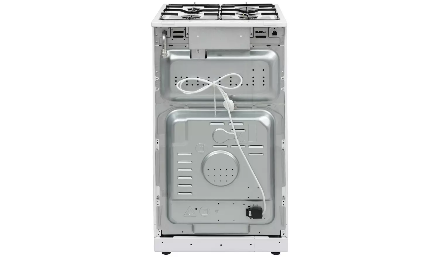 Bush CTFS50TWNGCW 50cm Twin Cavity Gas Cooker - White