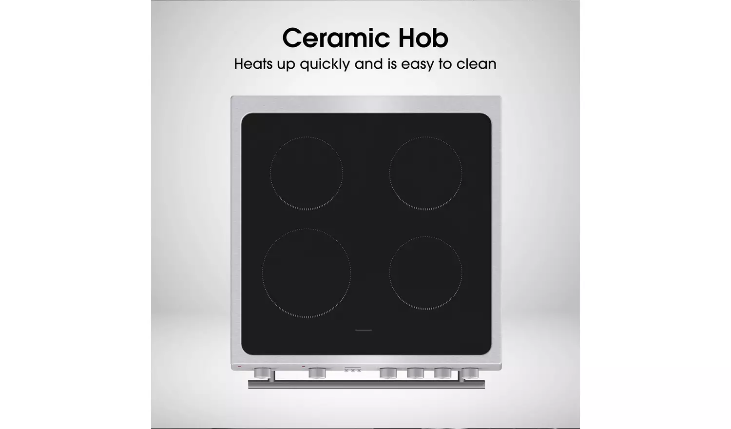 Hisense HDE3211BXUK 60cm Double Oven Electric Cooker-S/Steel