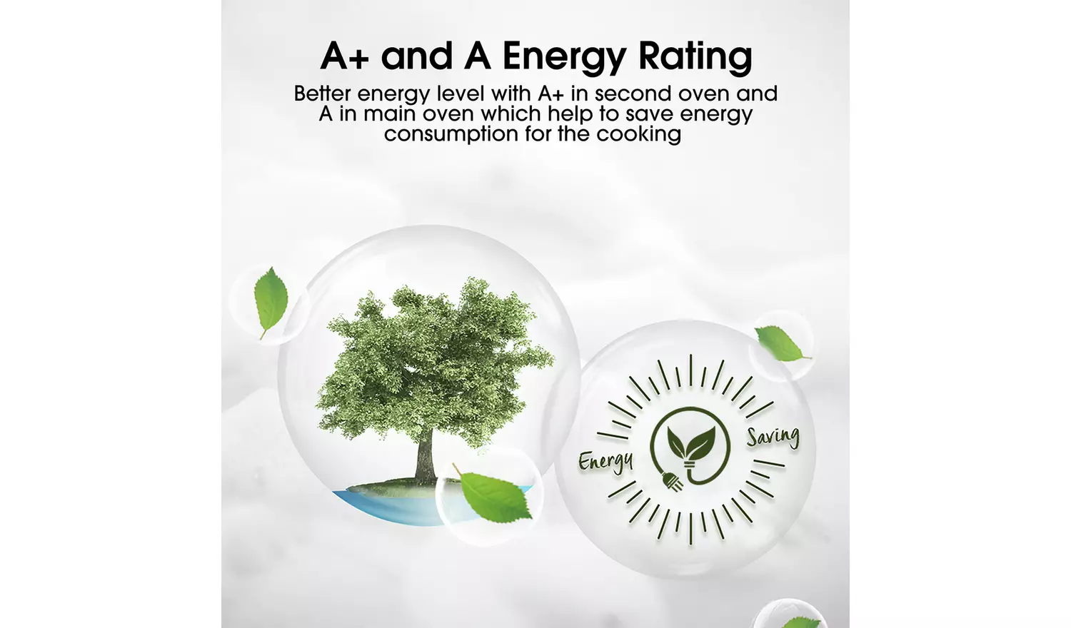 Hisense HDE3211BIBUK 60cm Double Oven Electric Cooker -Black