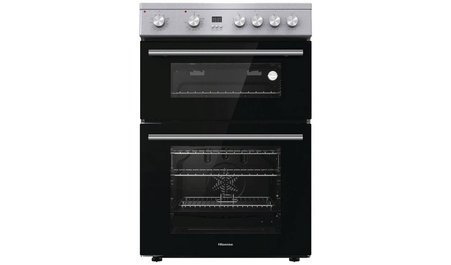 Hisense HDE3211BXUK 60cm Double Oven Electric Cooker-S/Steel