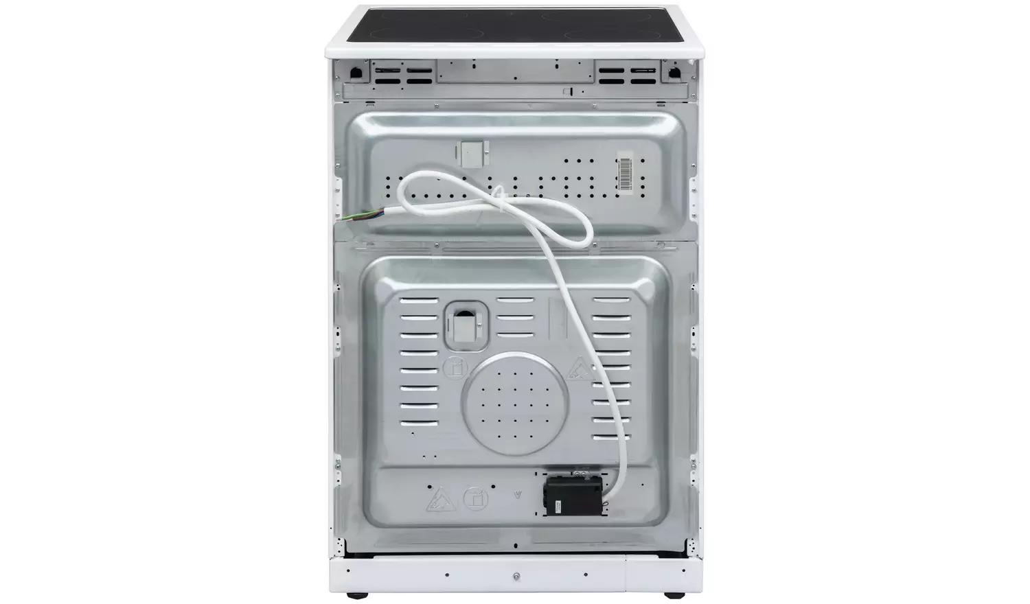 Bush CTFS60DBLECW 60cm Double Oven Electric Cooker - White