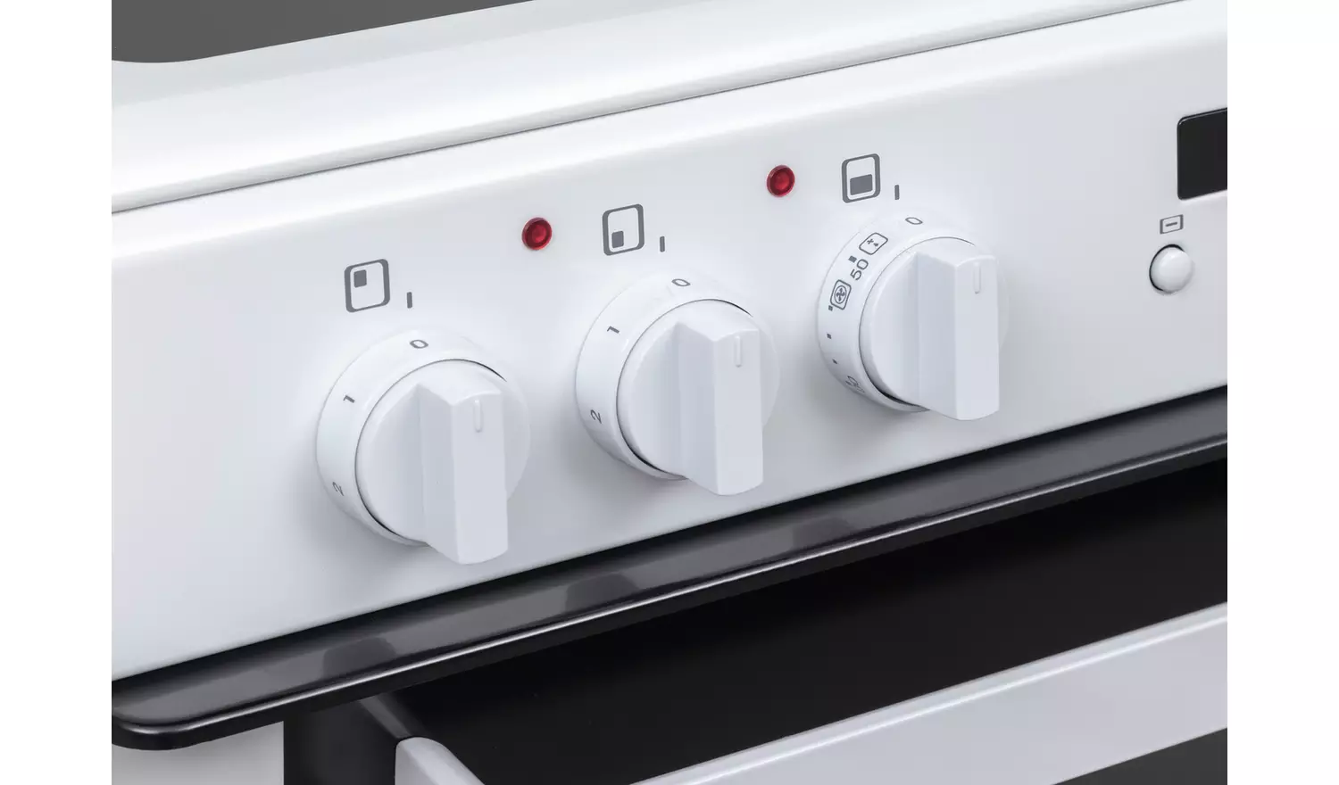 Bush CTFS60DBLECW 60cm Double Oven Electric Cooker - White
