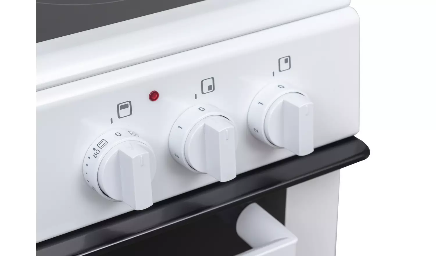 Bush CTFS60DBLECW 60cm Double Oven Electric Cooker - White