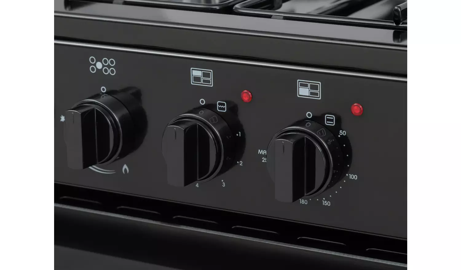 Bush BRC100RDHEB 100cm Dual Fuel Range Cooker - Black