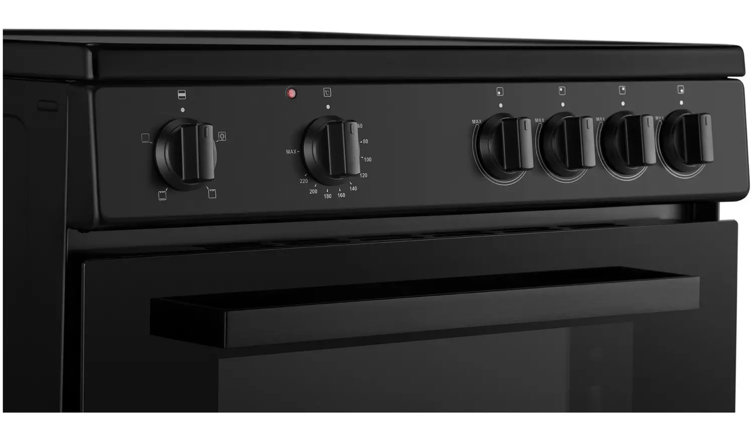 Bush B60SCBX 60cm Single Cavity Electric Cooker - Black