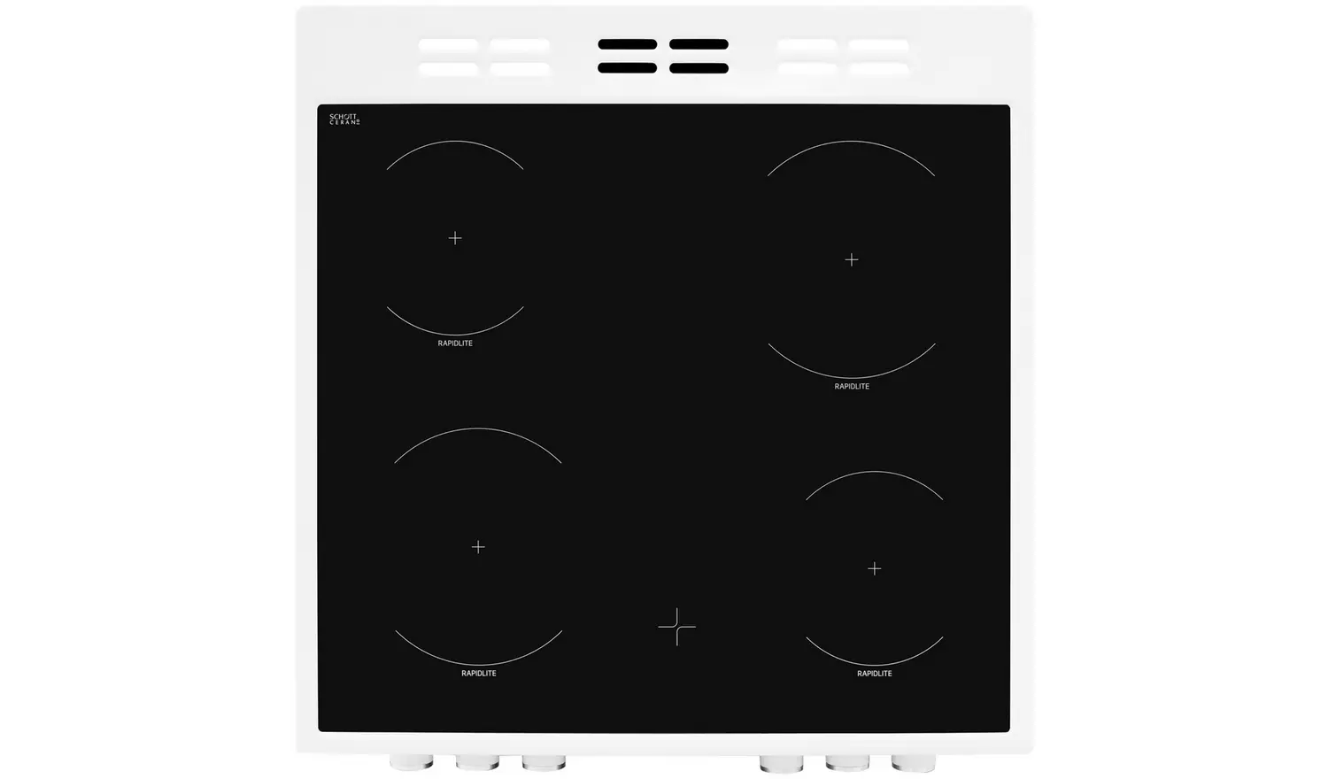 Beko KDC653W 60cm Double Oven Electric Cooker - White