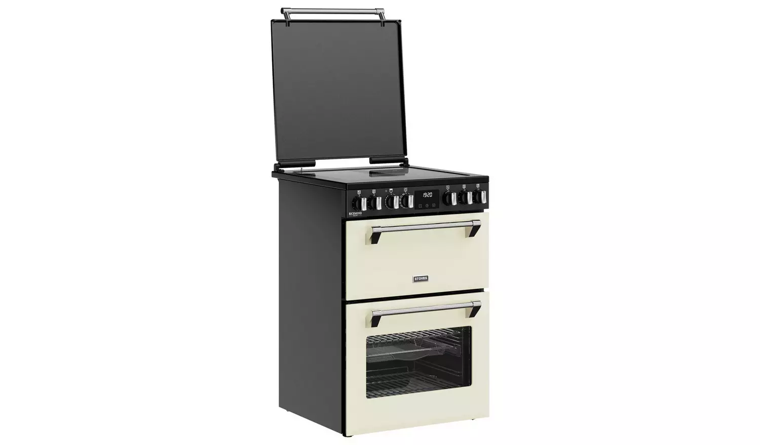 Stoves 60cm Double Oven Electric Range Cooker - Cream