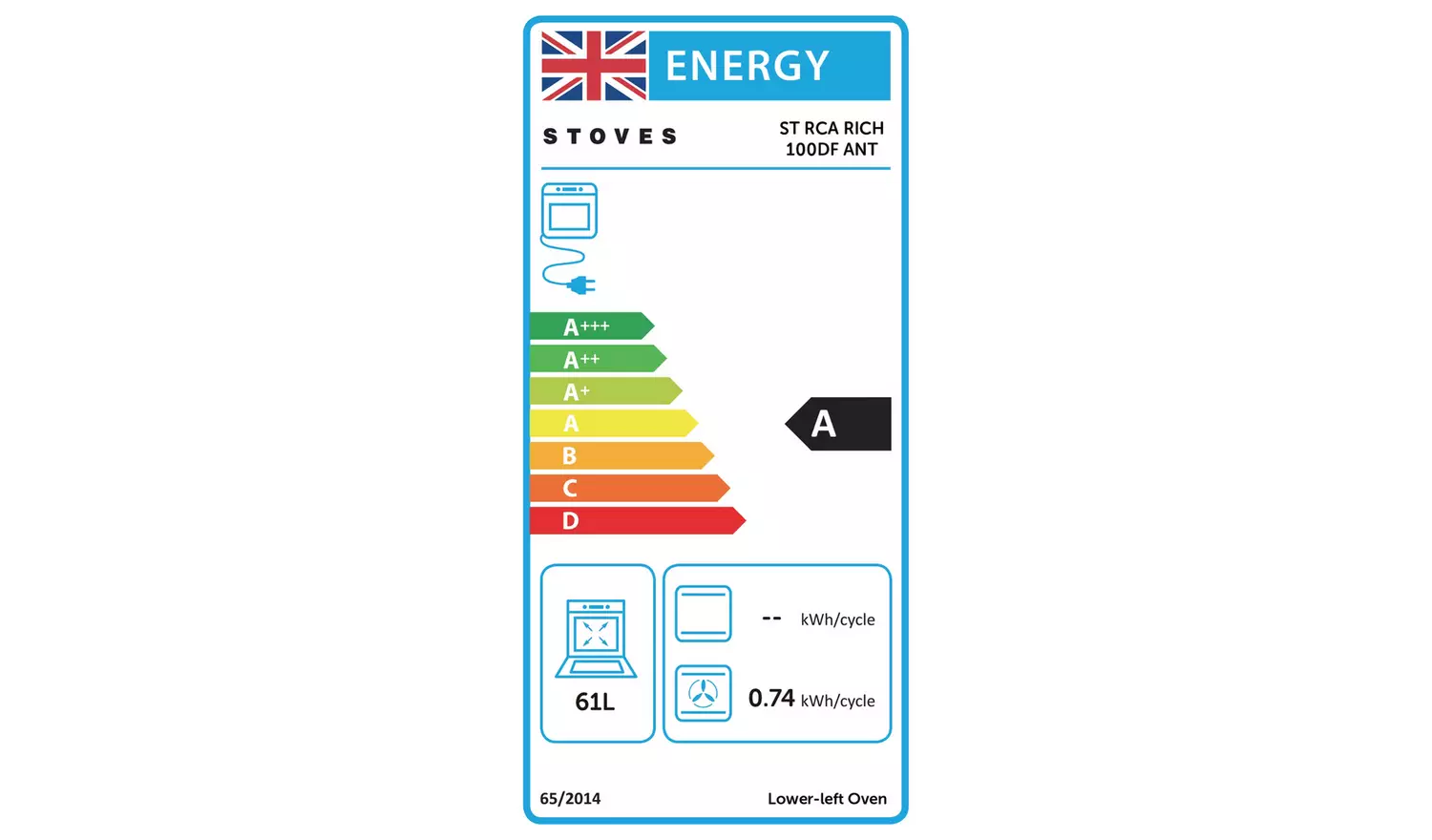 Stoves 100cm Dual Fuel Range Cooker - Anthracite