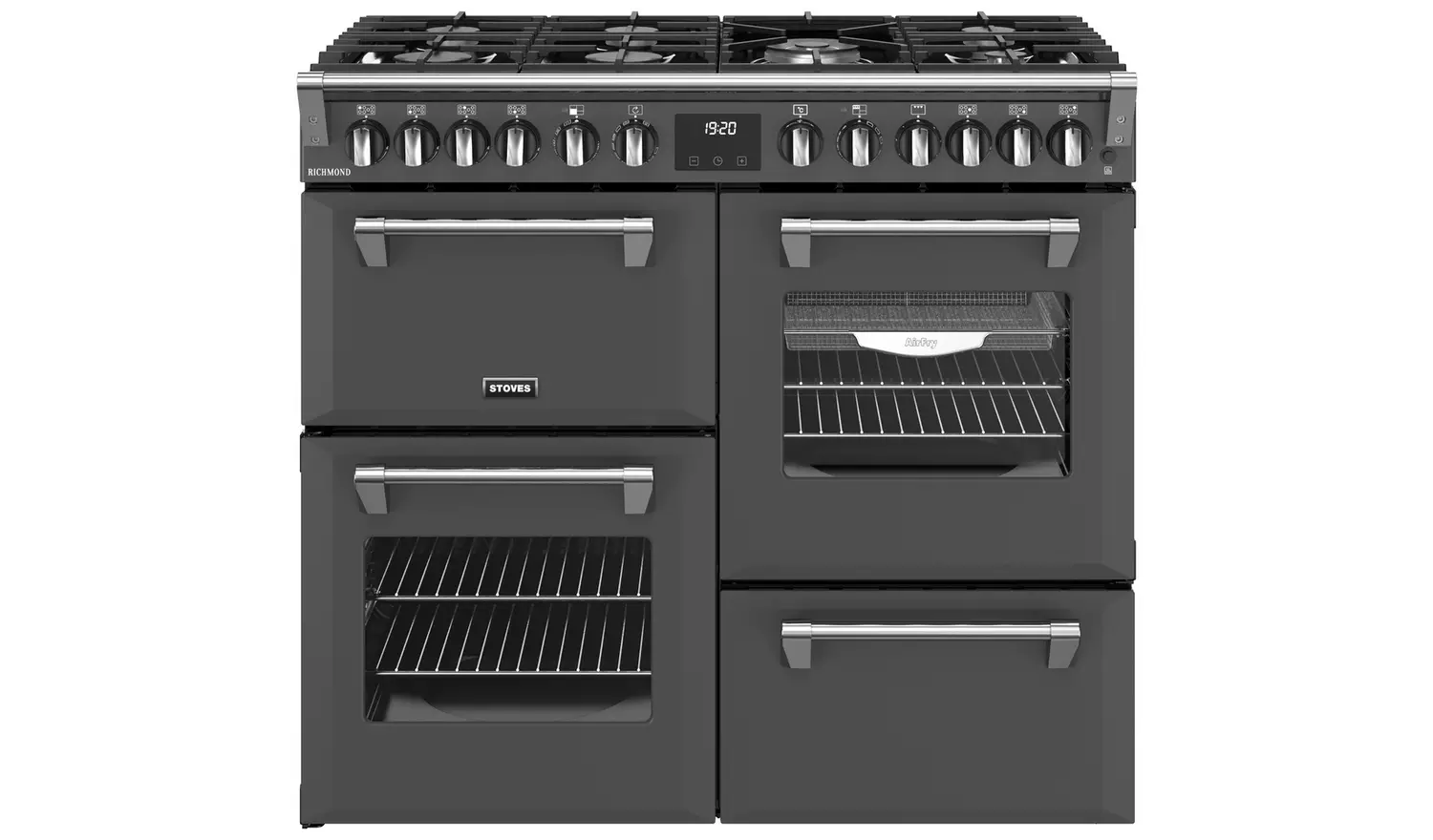 Stoves 100cm Dual Fuel Range Cooker - Anthracite