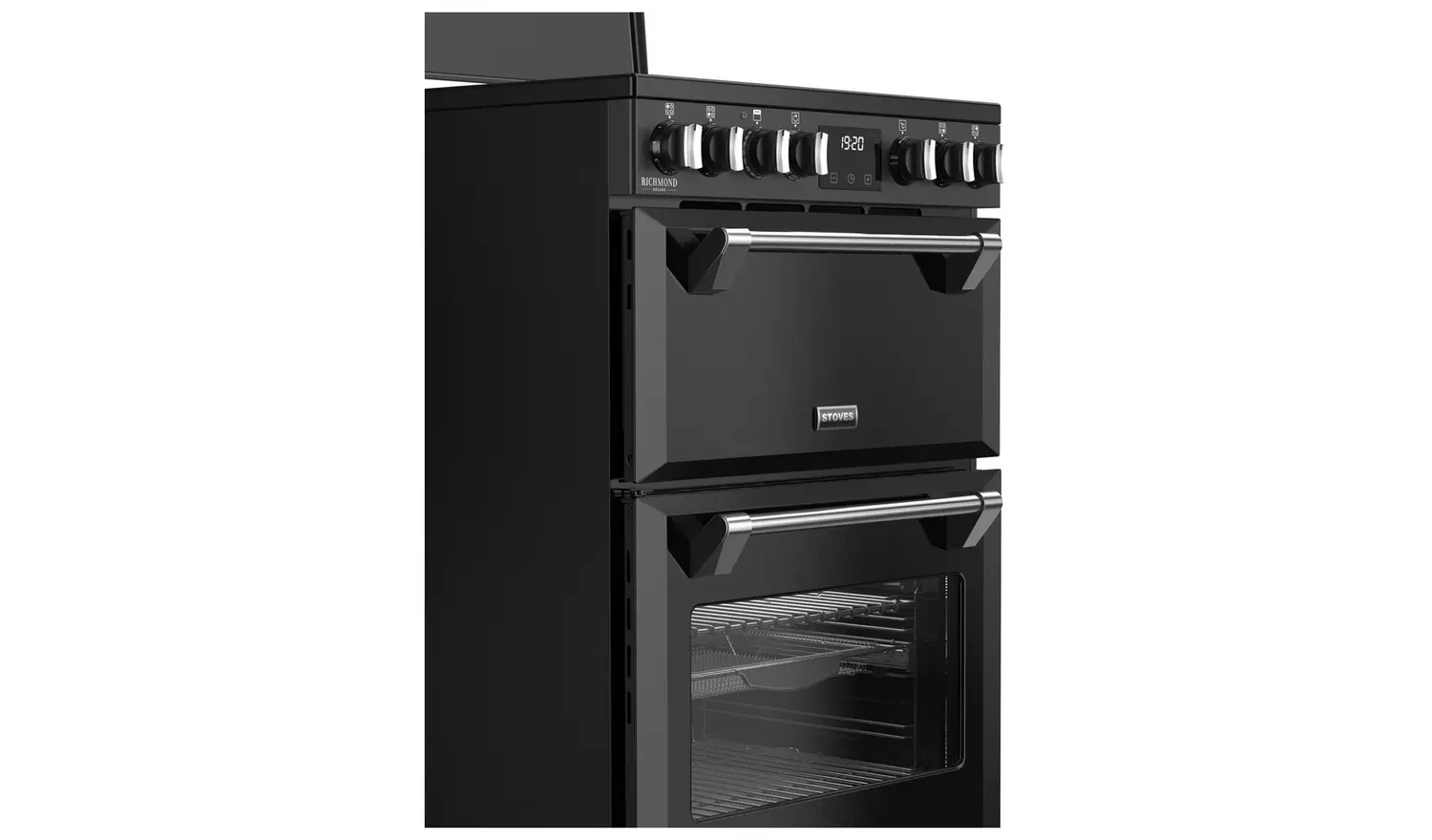 Stoves 60cm Double Oven Electric Range Cooker - Black