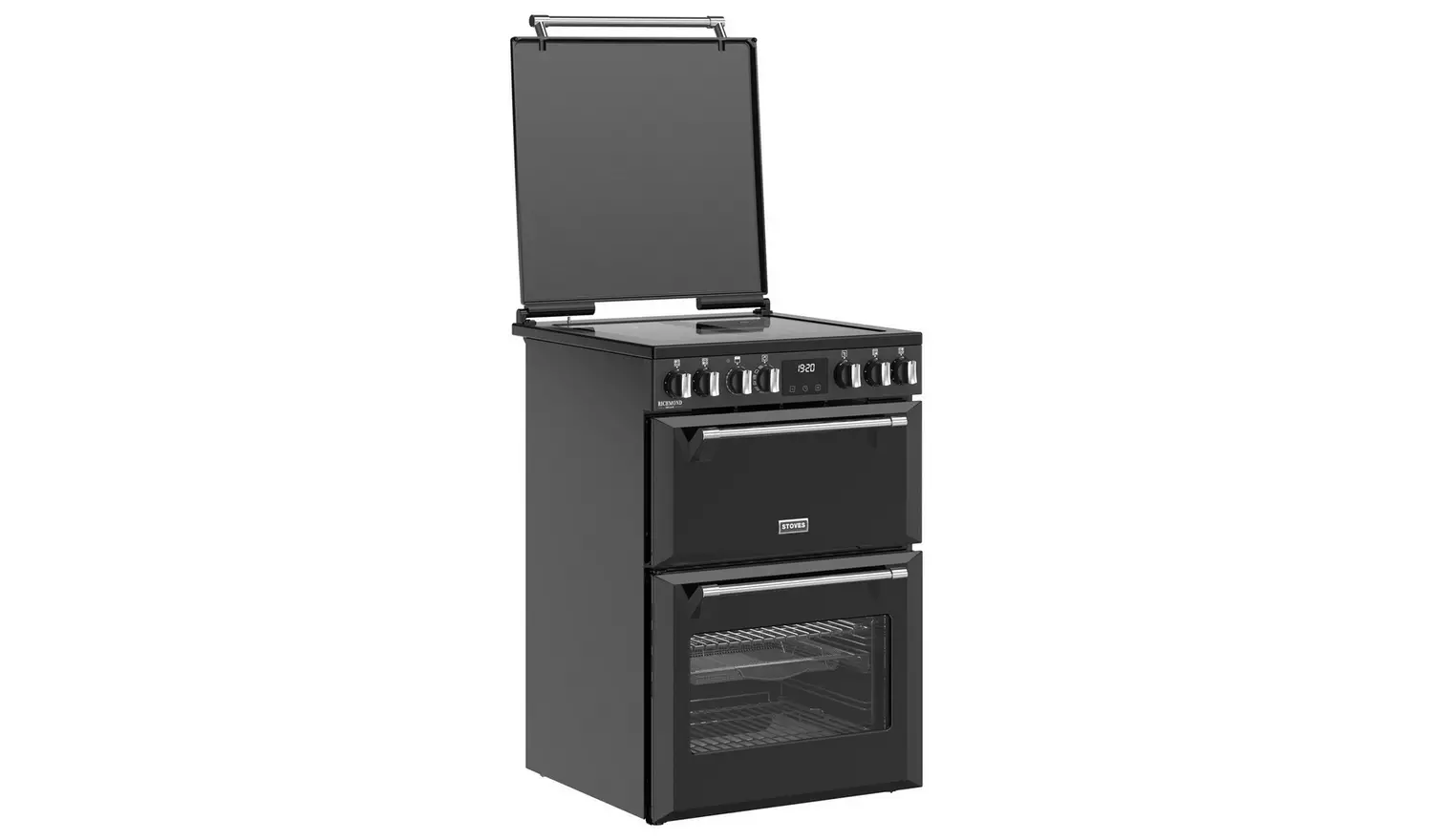 Stoves 60cm Double Oven Electric Range Cooker - Black