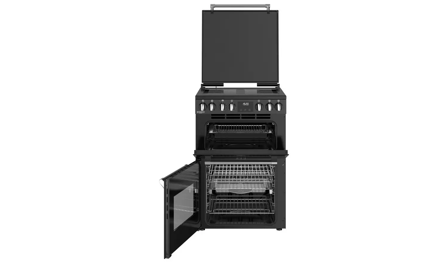 Stoves 60cm Double Oven Electric Range Cooker - Black