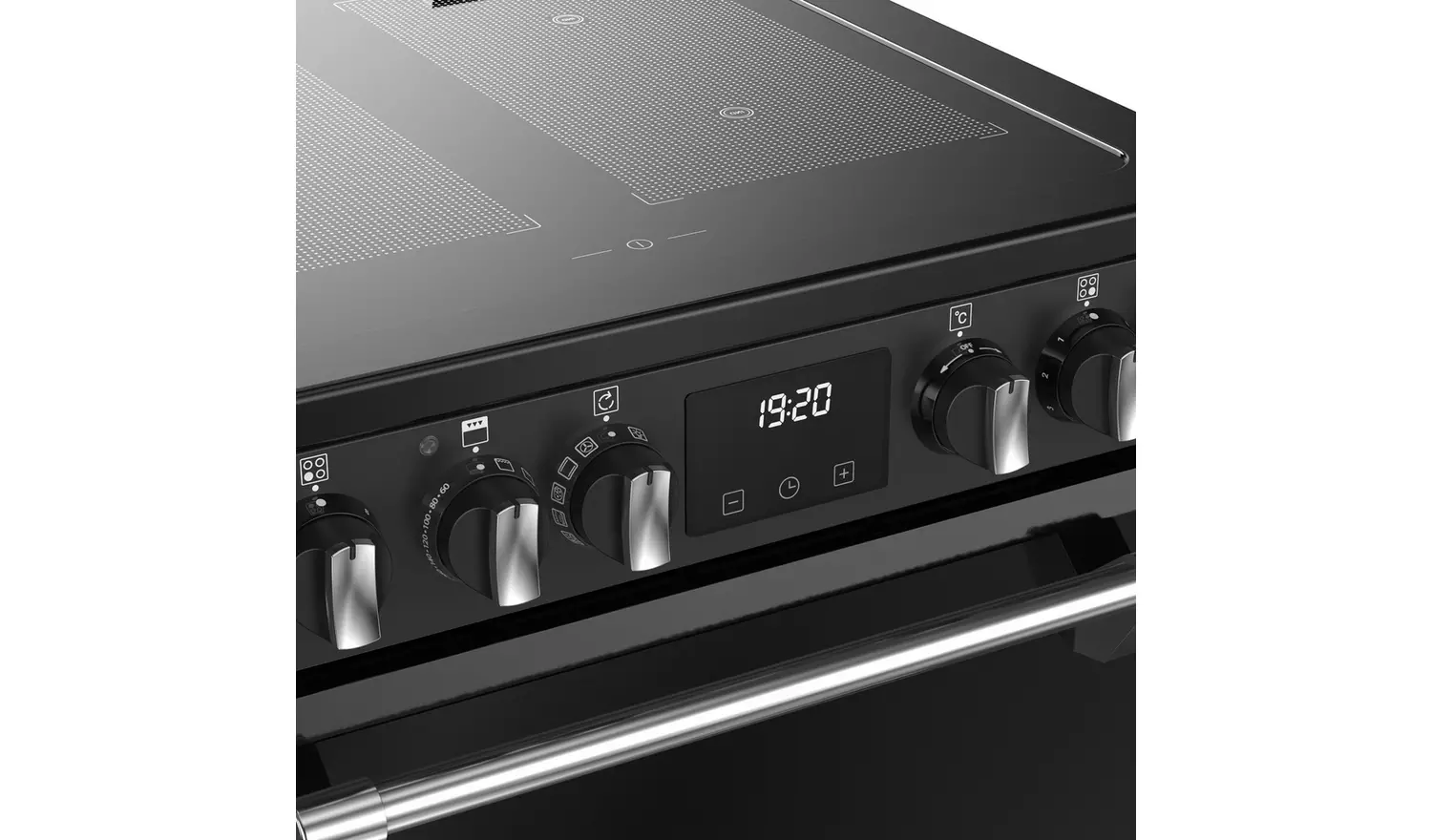 Stoves 60cm Double Oven Electric Range Cooker - Black