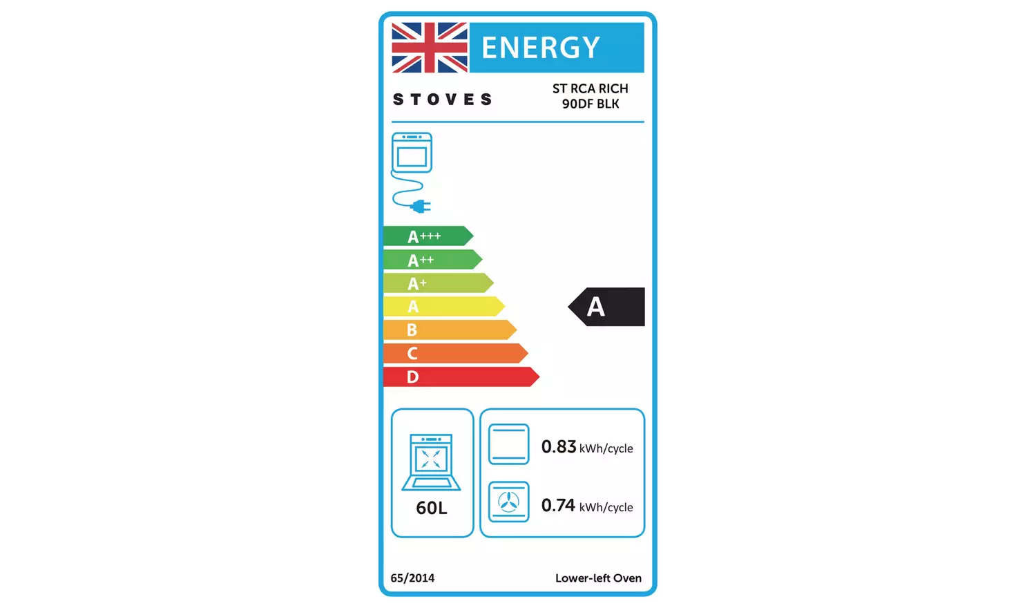 Stoves 90cm Dual Fuel Range Cooker - Black