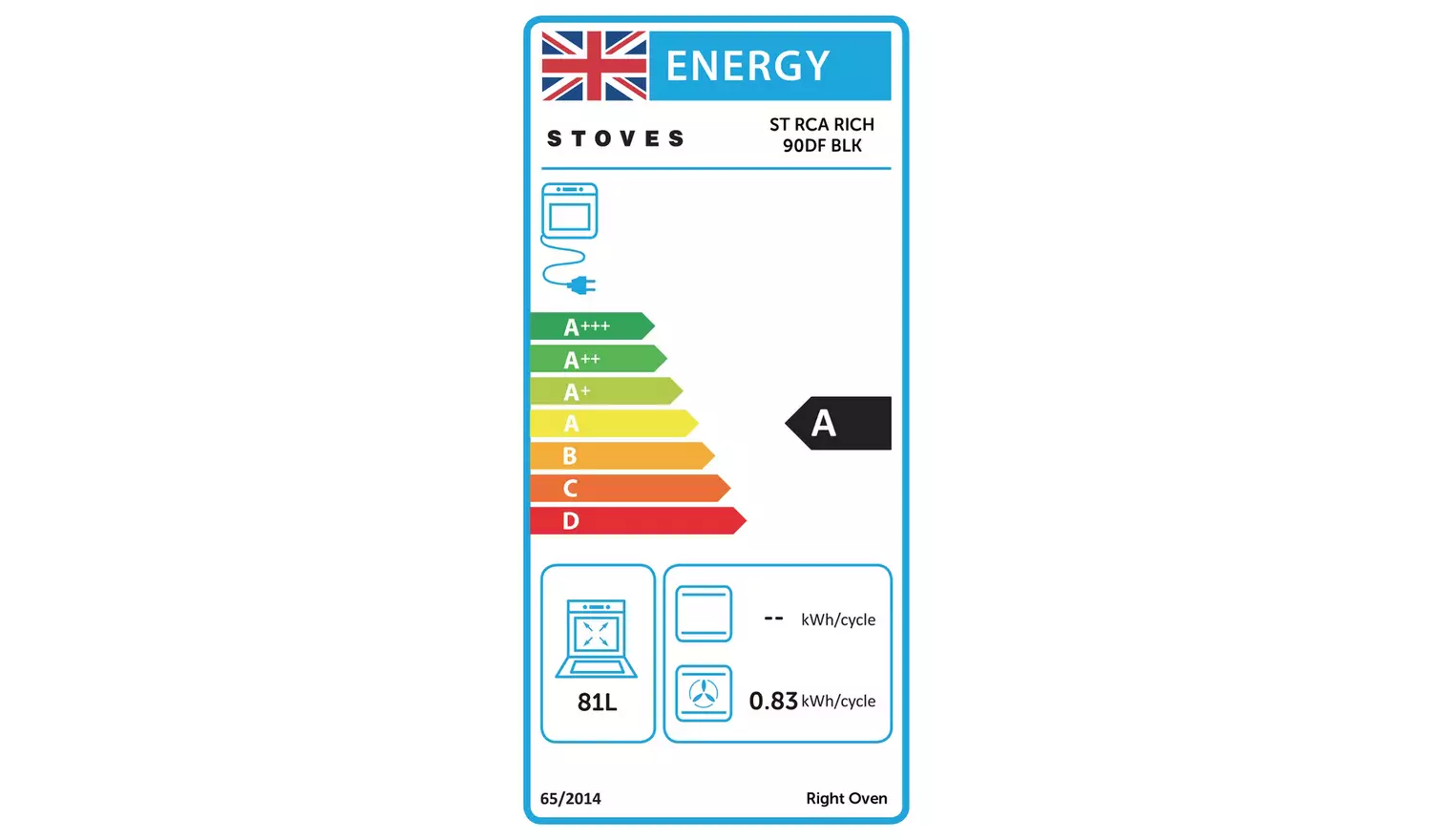 Stoves 90cm Dual Fuel Range Cooker - Black
