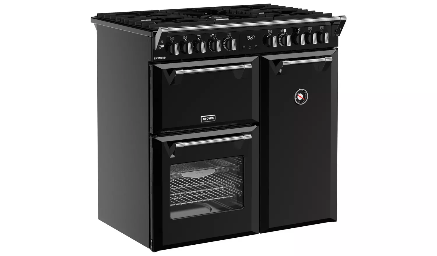 Stoves 90cm Dual Fuel Range Cooker - Black