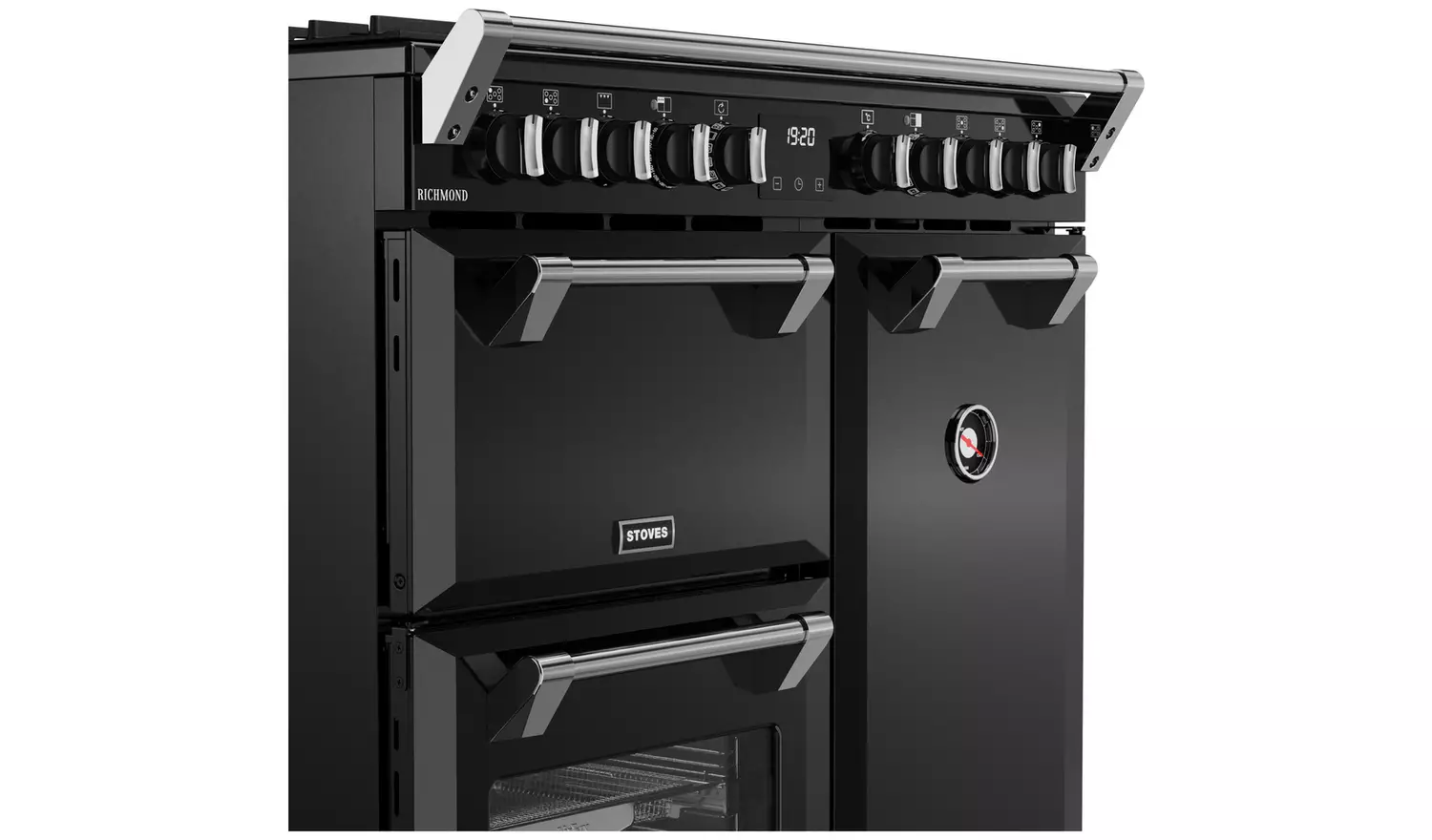 Stoves 90cm Dual Fuel Range Cooker - Black