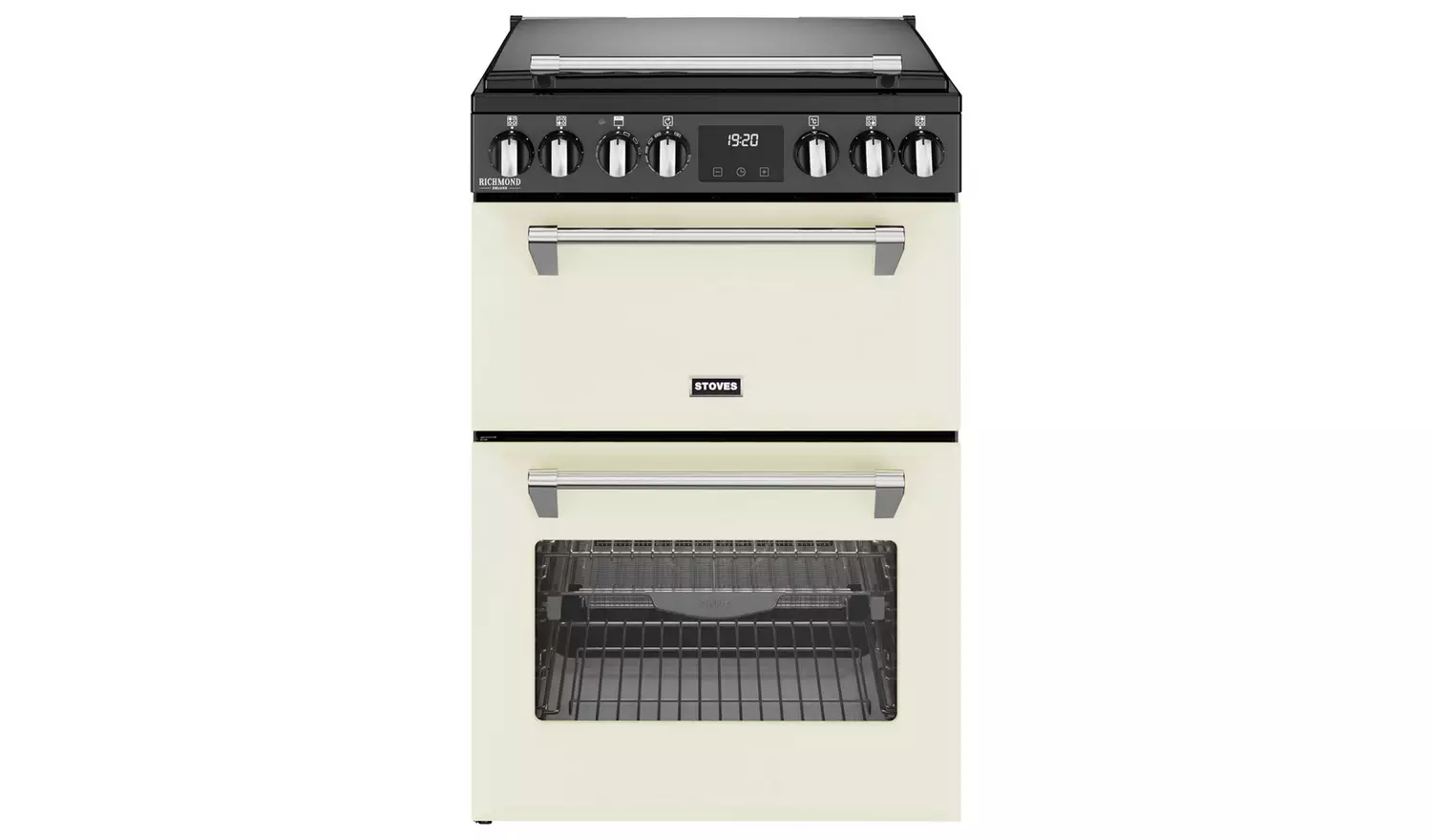 Stoves 60cm Double Oven Electric Range Cooker - Cream