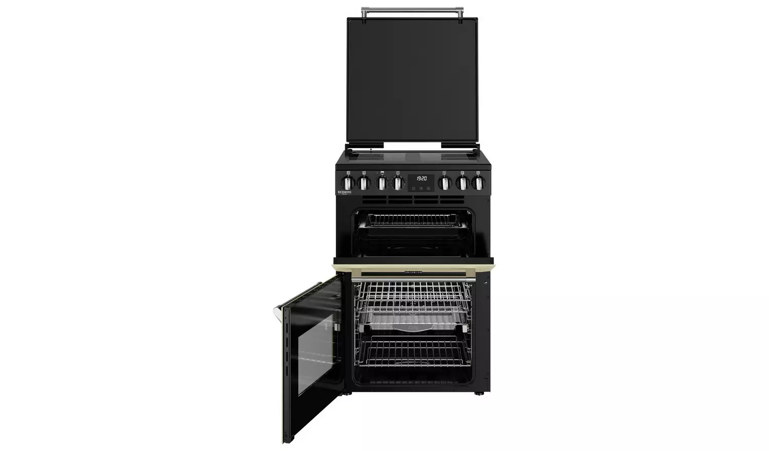 Stoves 60cm Double Oven Electric Range Cooker - Cream