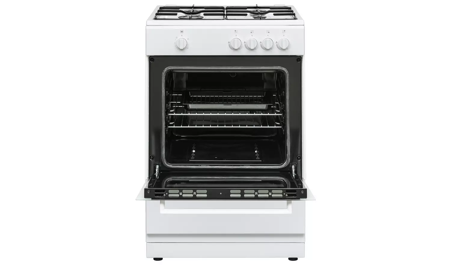 Bush BGC60SWX 60cm Single Gas Cooker - White