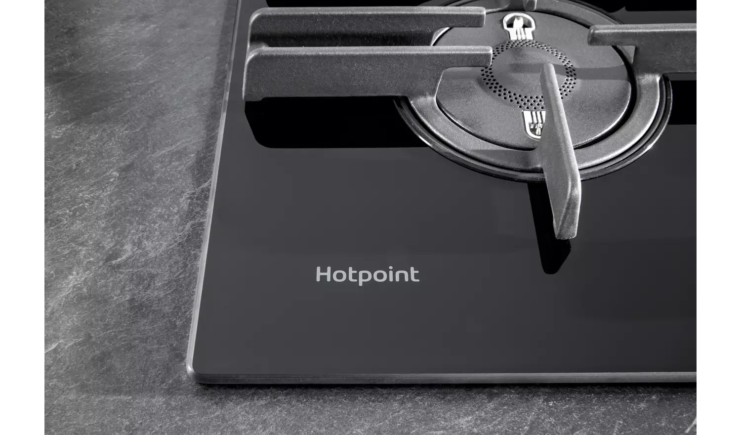 Hotpoint FTGHG 751 D/H BK Gas Hob - Black
