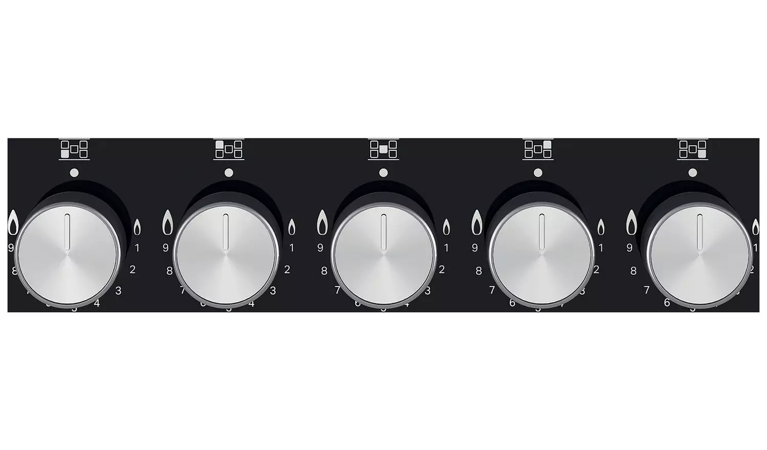 Hotpoint HGS 72 S BK Gas Hob - Black