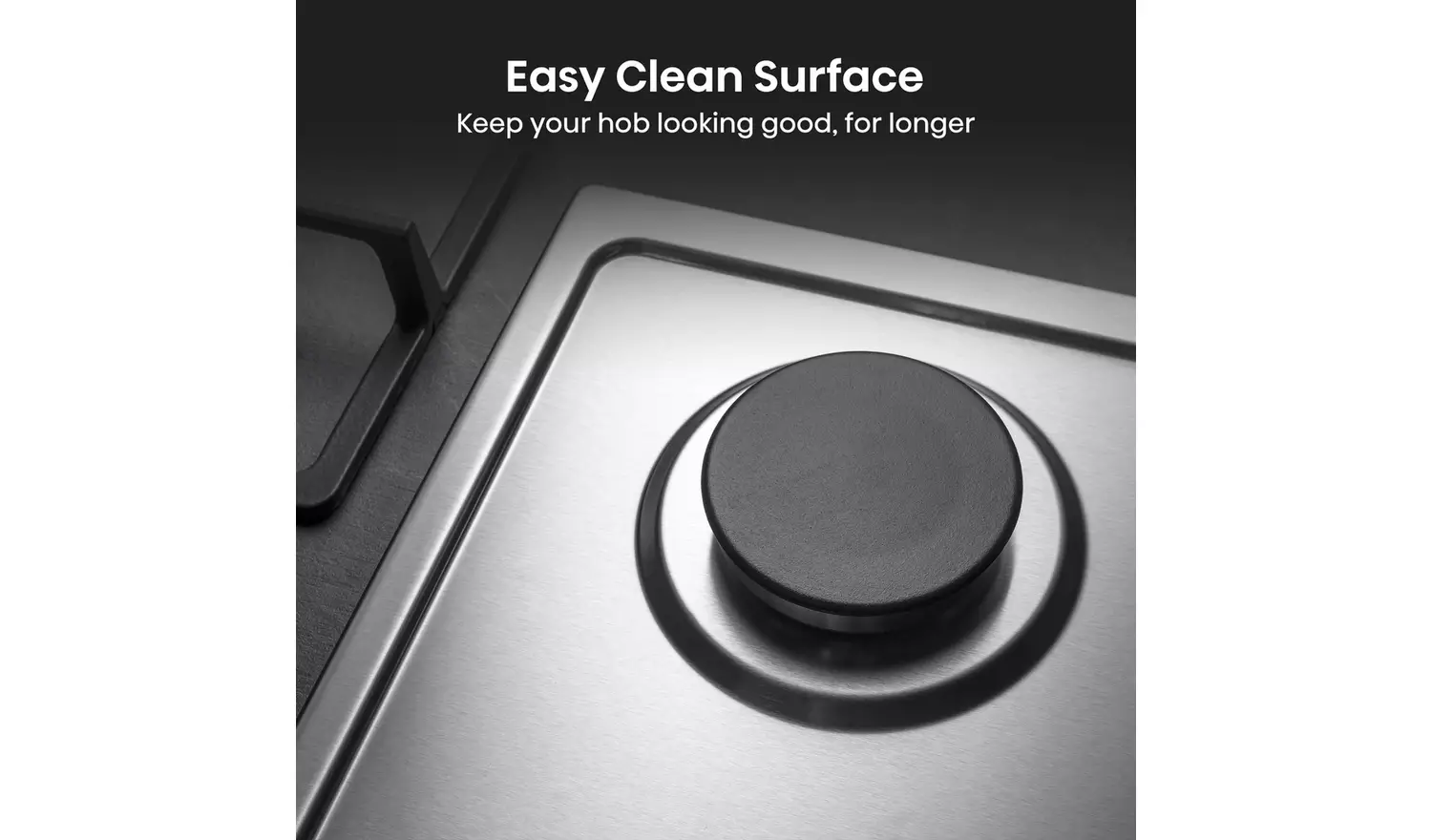 Hisense GM642XHS Gas Hob - Stainless Steel