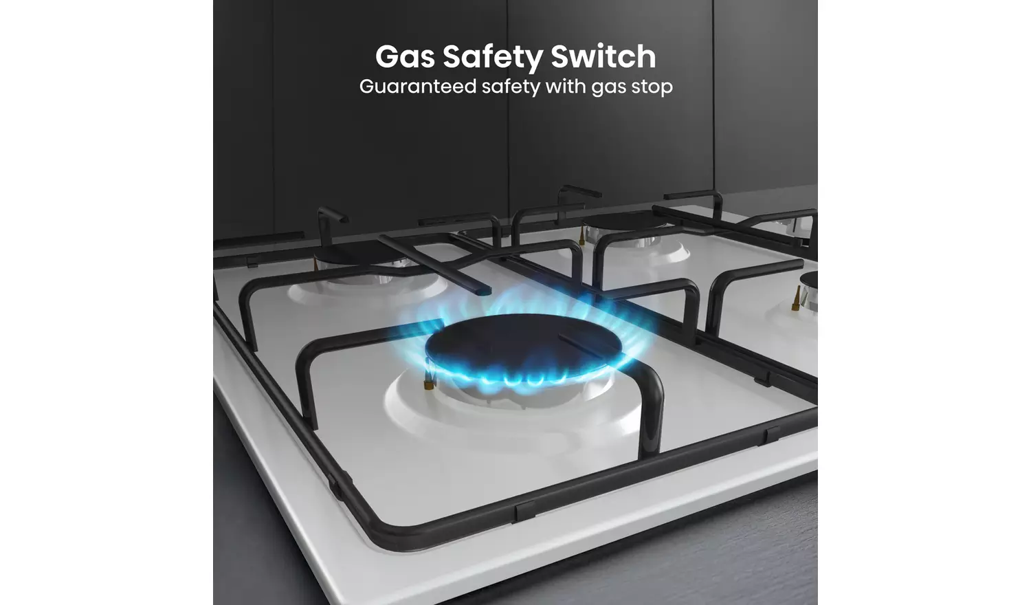 Hisense GM642XHS Gas Hob - Stainless Steel