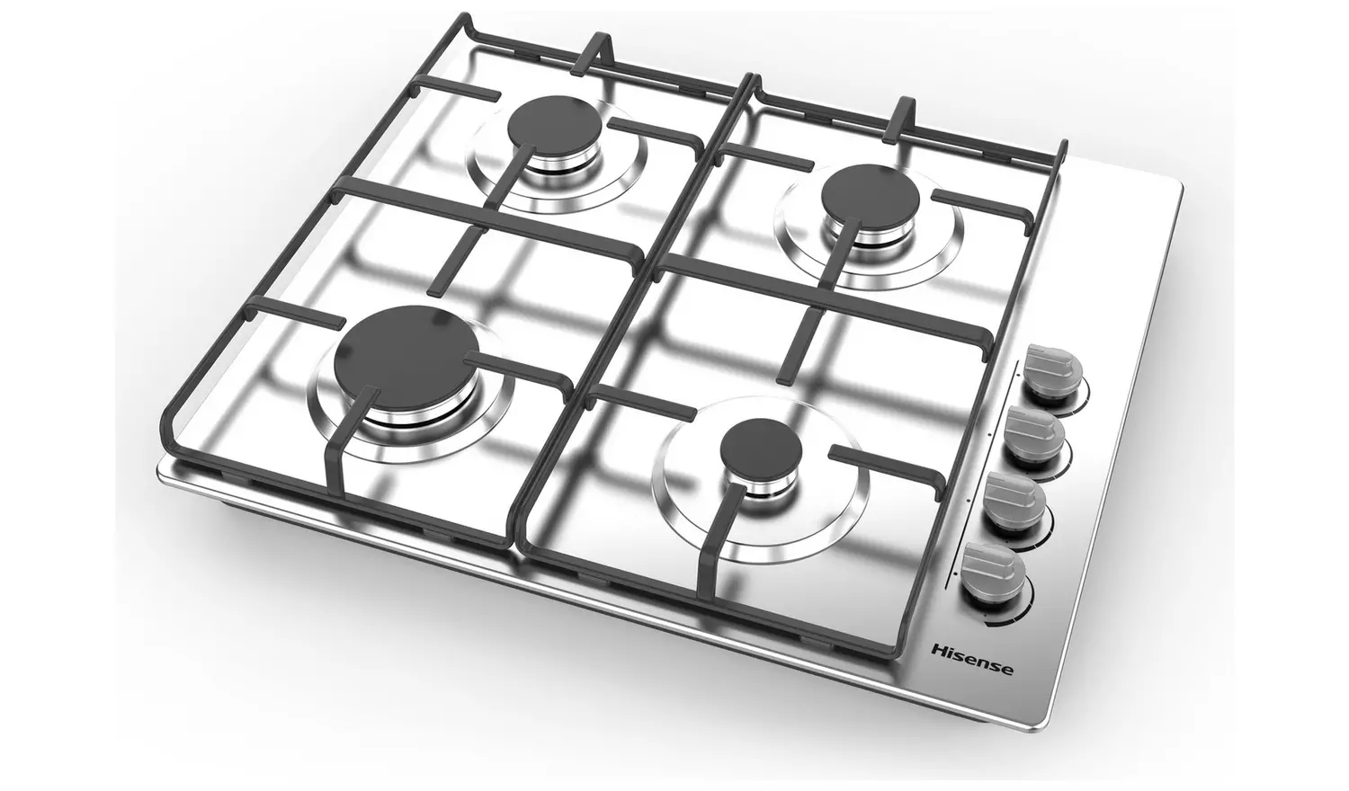 Hisense GM642XHS Gas Hob - Stainless Steel