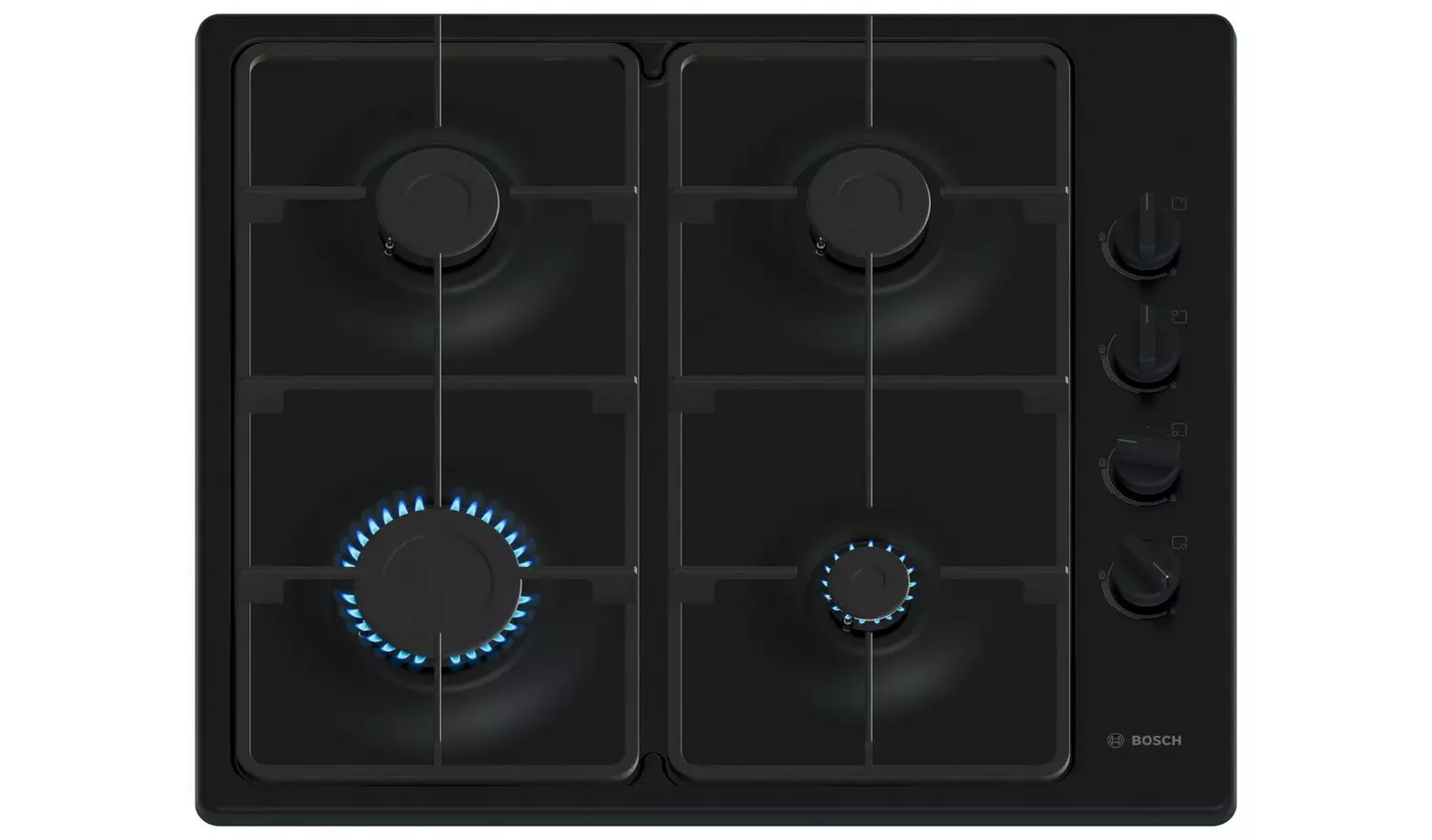 Bosch PBP6B5K60 Gas Hob - Black
