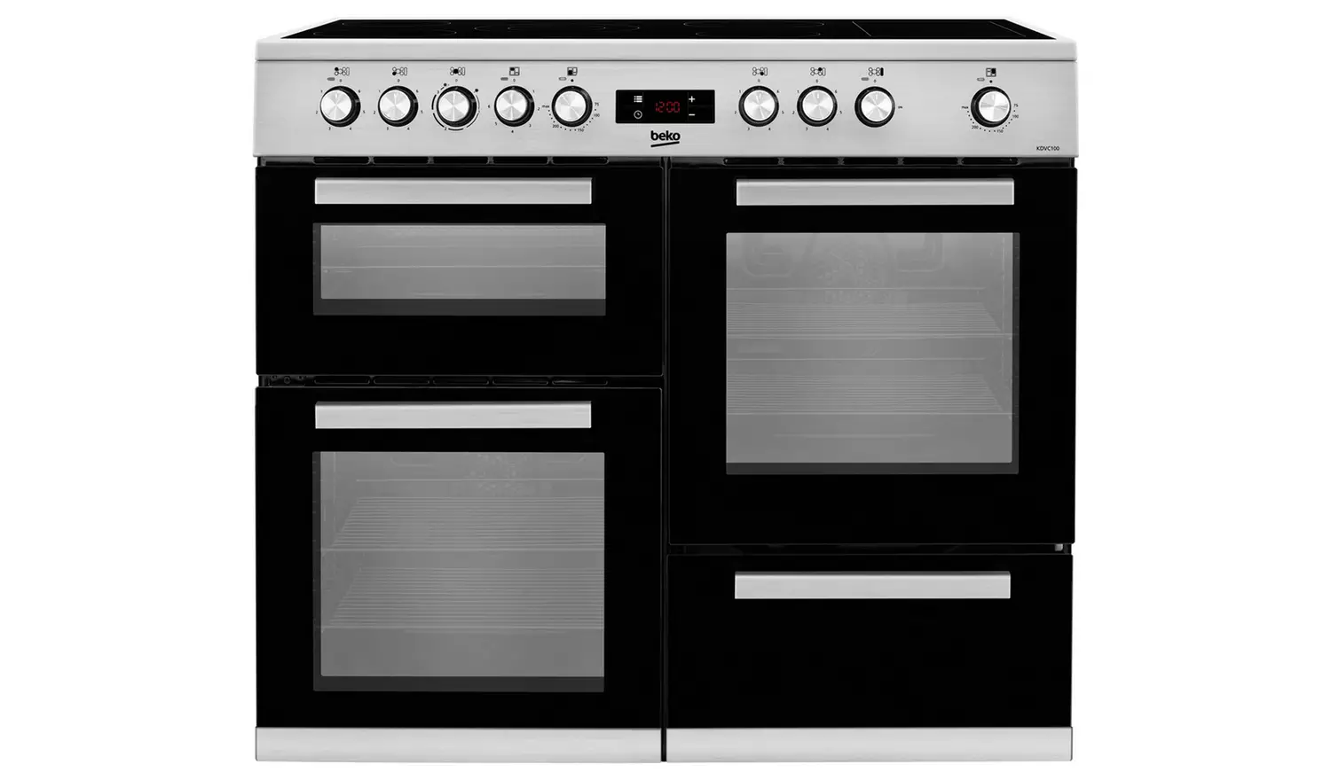 Beko KDVC100X 100cm Electric Range Cooker - Stainless Steel