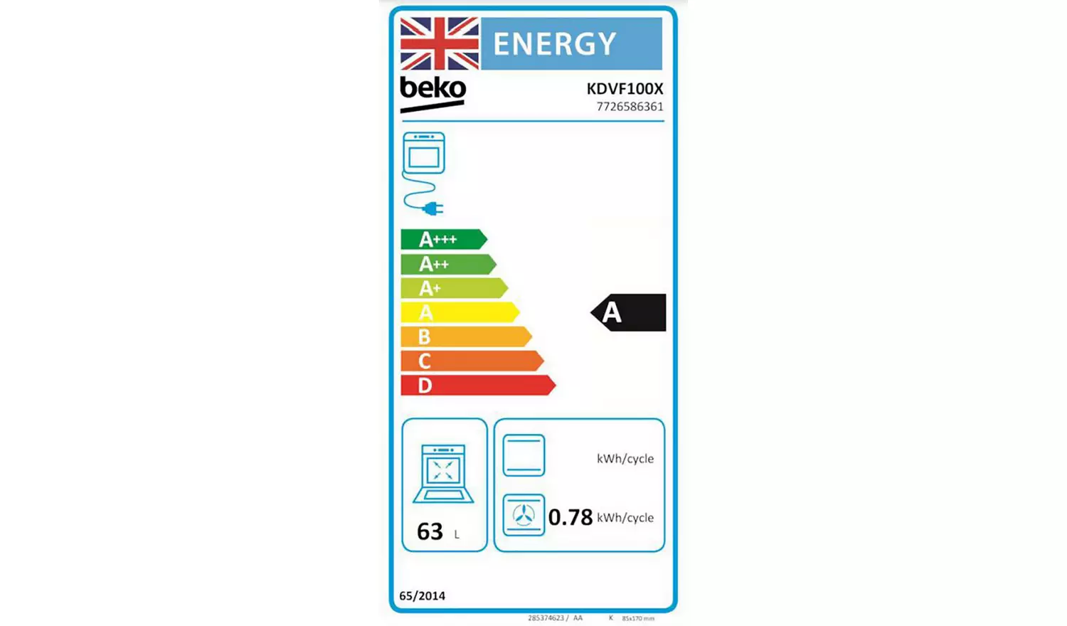 Beko KDVF100X 100cm Dual Fuel Range Cooker - Stainless Steel