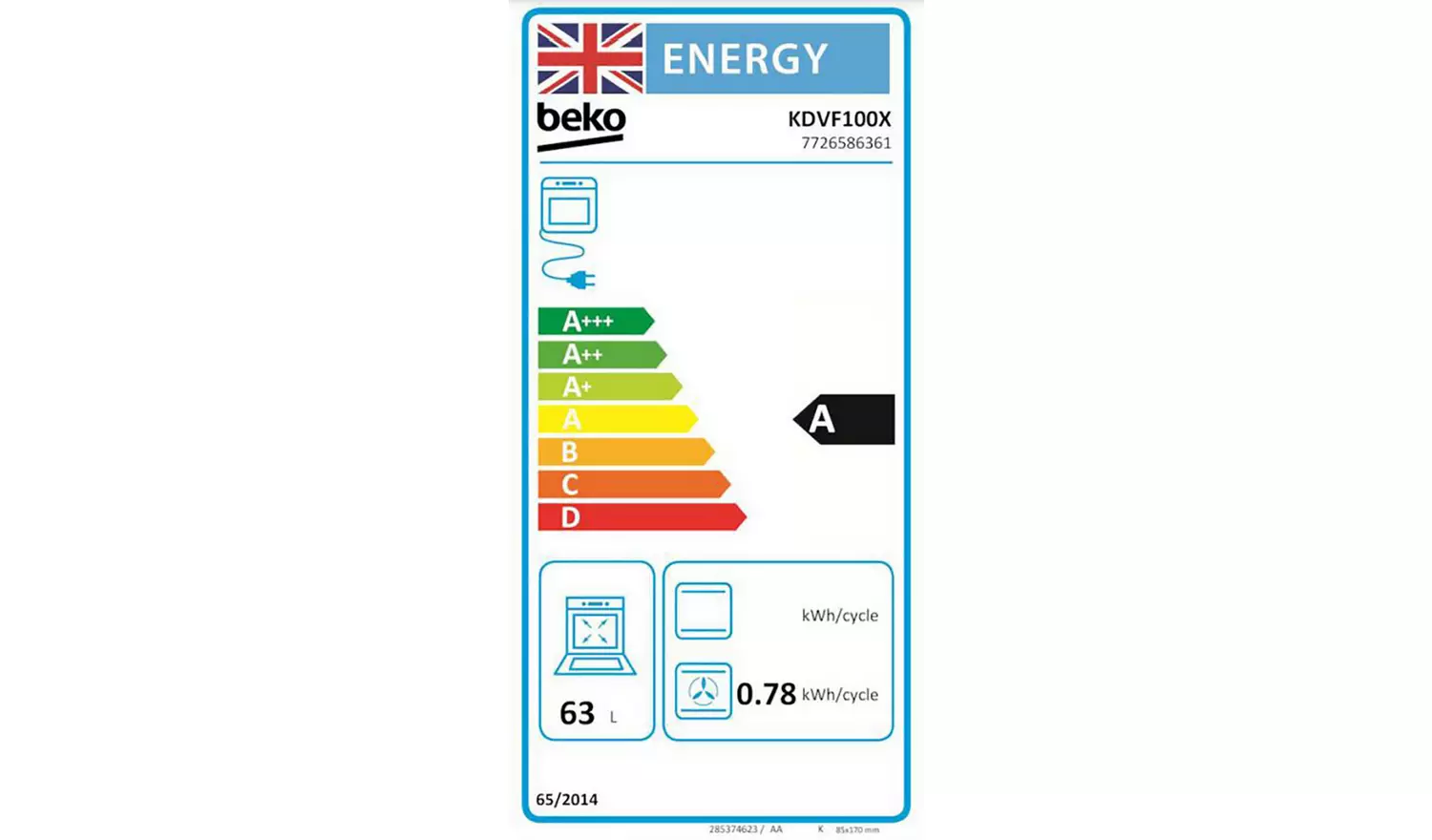 Beko KDVF100X 100cm Dual Fuel Range Cooker - Stainless Steel
