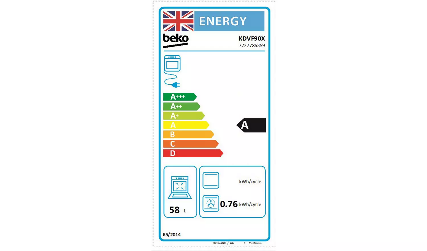 Beko KDVF90X 90cm Dual Fuel Range Cooker - Stainless Steel
